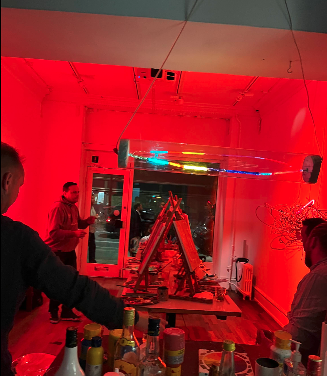 BIEN Contemporary studio during a live session